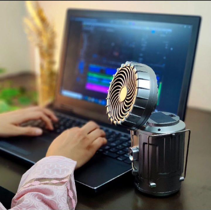Camping Light With Fan
