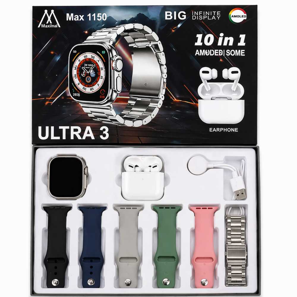 Ultra 3 Smart Watch+ Earbuds Pro
